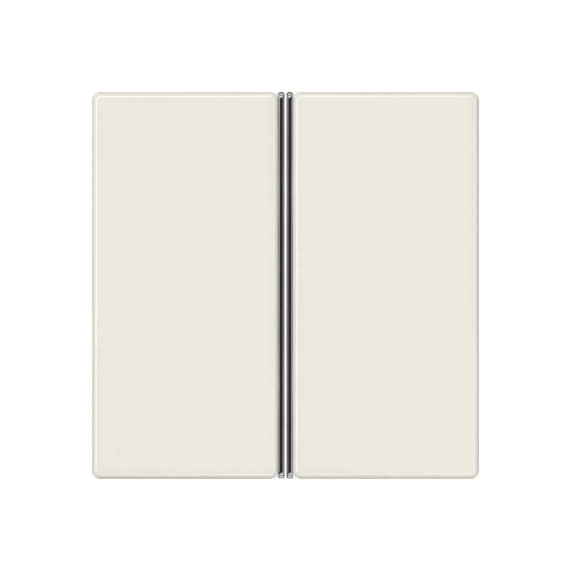 Jung - Kit touche complet 2 voies platine F40 / A 500 Ivoire