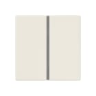 Jung - Kit touche complet 2 voies platine F40 / A 500 Ivoire