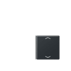 Jung - Touche D 4 voies avec flèches plattine F40 / A 500 Anthracite