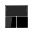 Jung - Kit touche pour régulateur KNX Art. 4093KRMTSD / A 500 Noir