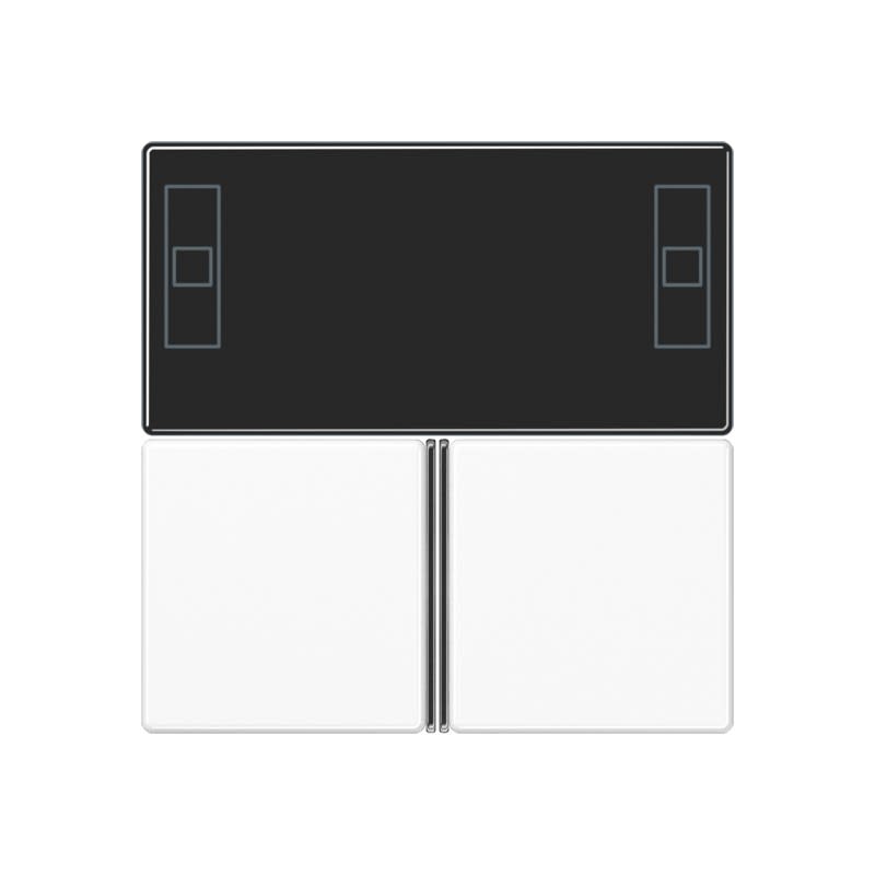 Jung - Kit touche pour régulateur KNX Art. 4093KRMTSD / A 500 Blanc