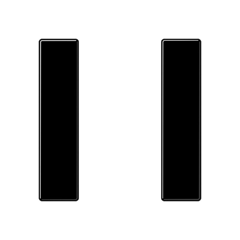 Jung - Kit touche complet 1 voie platine F50 / A 500 Noir