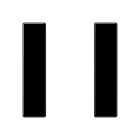 Jung - Kit touche complet 1 voie platine F50 / A 500 Noir