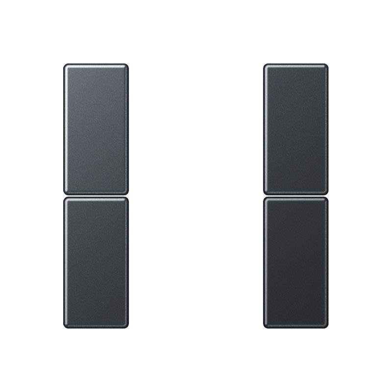 Jung - Kit touche complet 2 voies platine F50 / A 500 Anthracite
