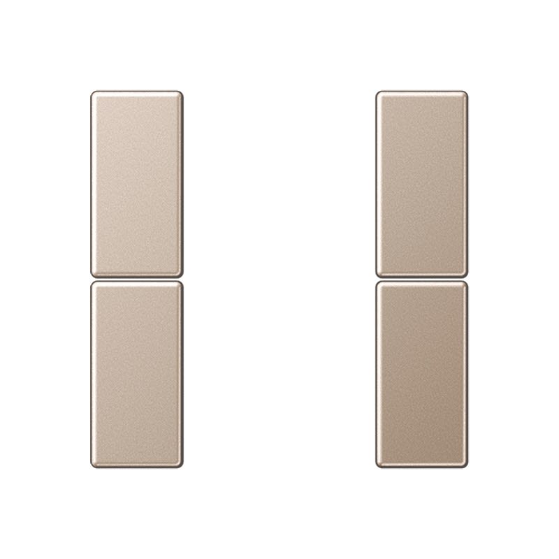 Jung - Kit touche complet 2 voies platine F50 / A 500 Champagne