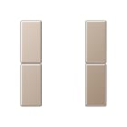 Jung - Kit touche complet 2 voies platine F50 / A 500 Champagne