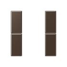 Jung - Kit touche complet 2 voies platine F50 / A 500 Moka