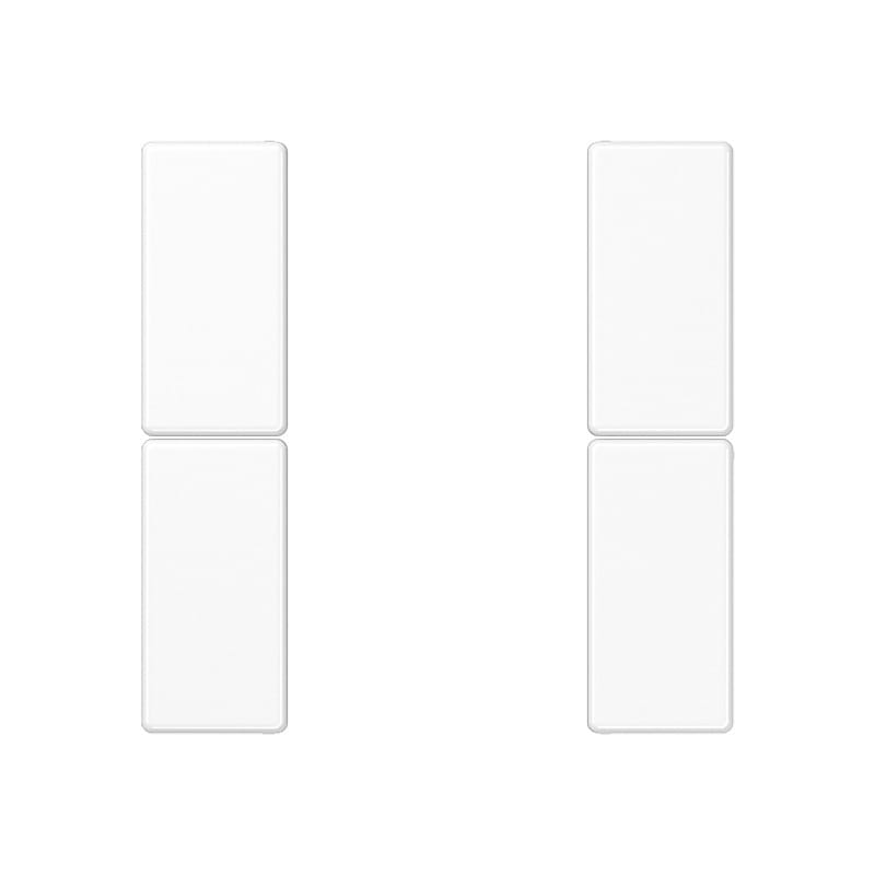 Jung - Kit touche complet 2 voies platine F50 / A 500 Blanc