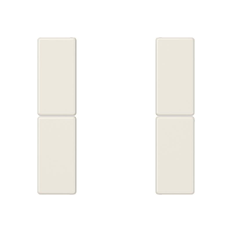 Jung - Kit touche complet 2 voies platine F50 / A 500 Ivoire