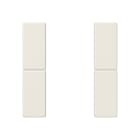 Jung - Kit touche complet 2 voies platine F50 / A 500 Ivoire