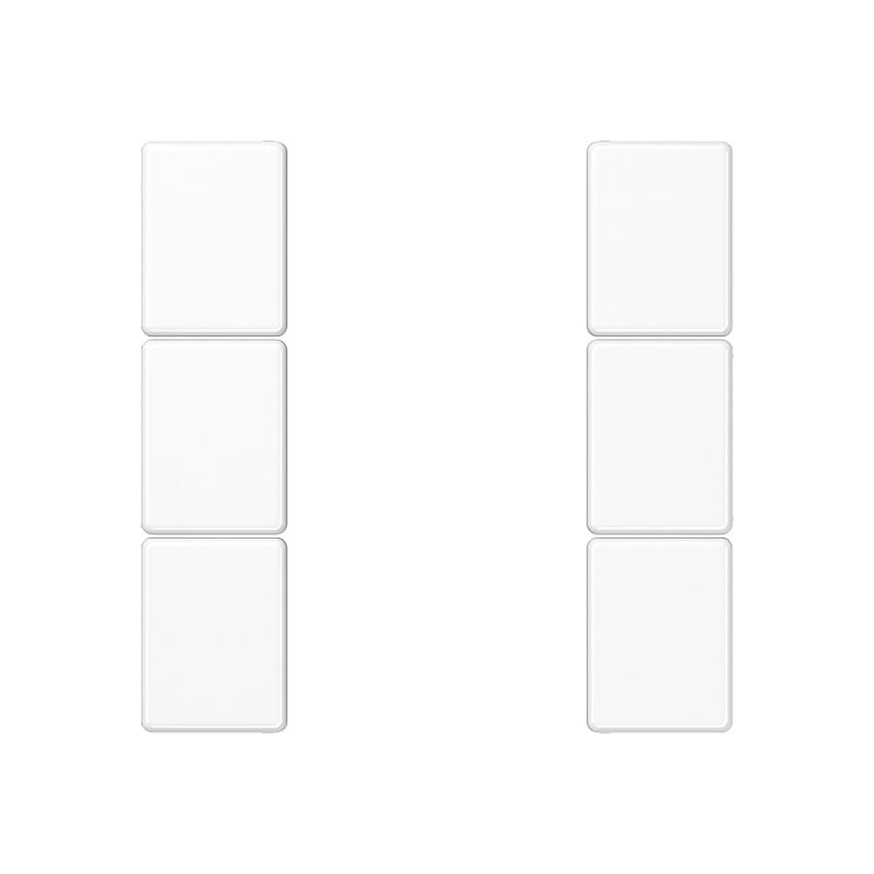 Jung - Kit touche complet 3 voies platine F50 / A 500 Blanc