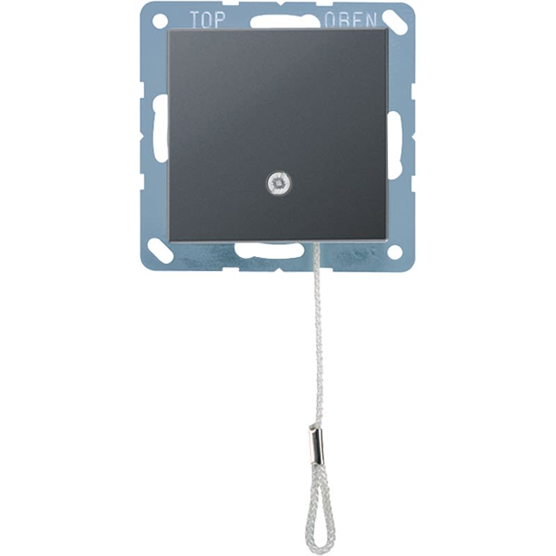 Jung - Interrupteur Va et vient à cordon / A 500 Anthracite