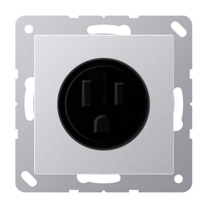 Jung - Prise de courant US-NEMA 15A / A 500 Aluminium