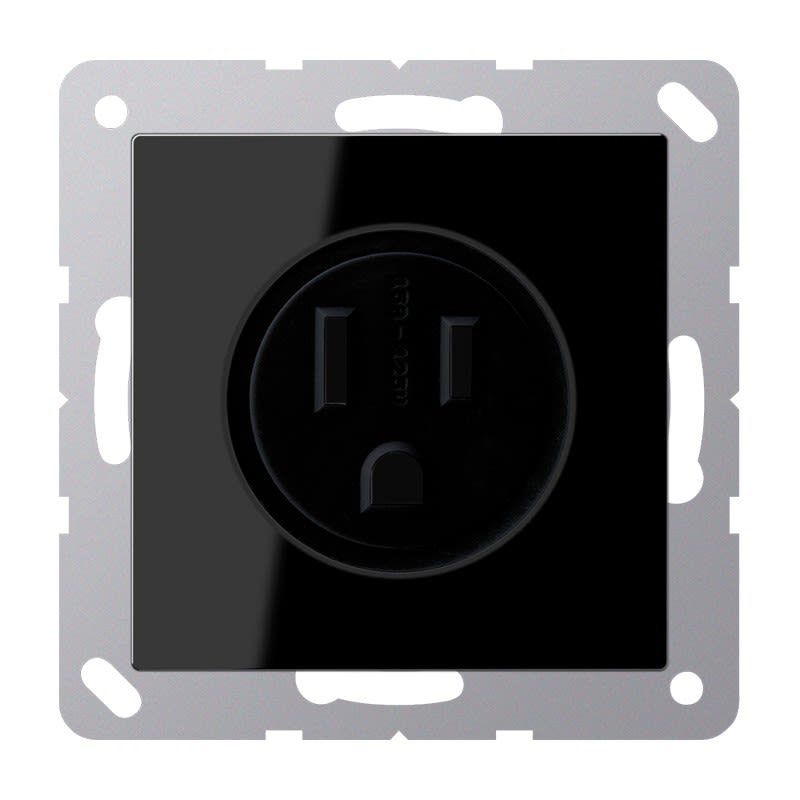 Jung - Prise de courant US-NEMA 15A / A 500 Noir