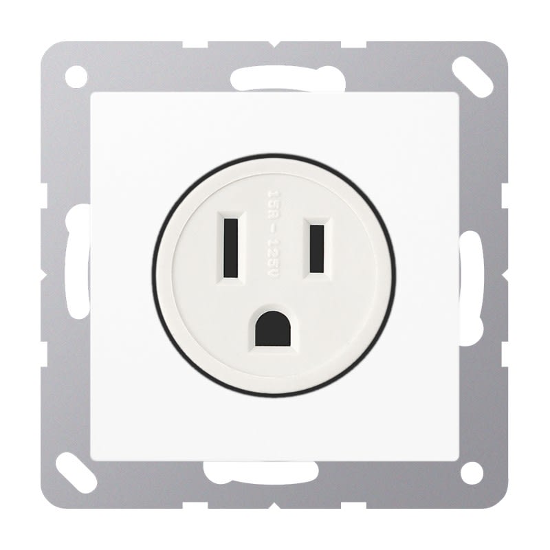 Jung - Prise de courant US-NEMA 15A / A 500 Blanc