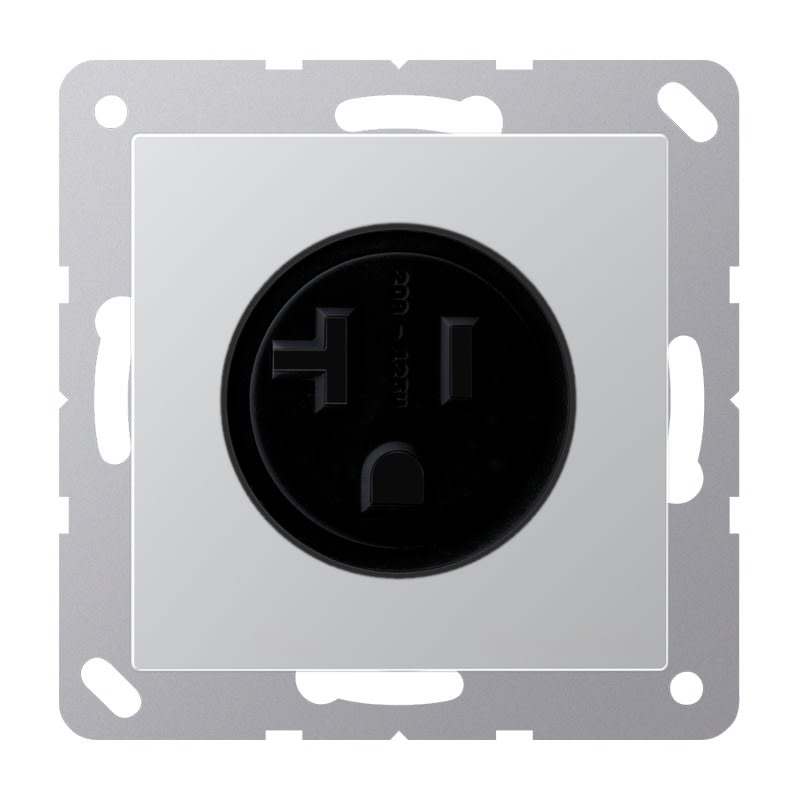 Jung - Prise de courant US-NEMA 20A / A 500 Aluminium