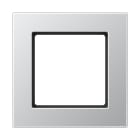 Jung - Cadre de finition 1 poste, A 550 / Aluminium