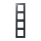 Jung - Cadre de finition 4 postes, série A 550 / Anthracite