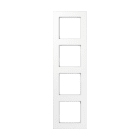 Jung - Cadre de finition 4 postes, série A 550 / Blanc