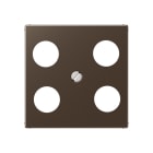 Jung - Enjoliveur pour prise TV-FM-SAT Hirschmann / A 500 Moka