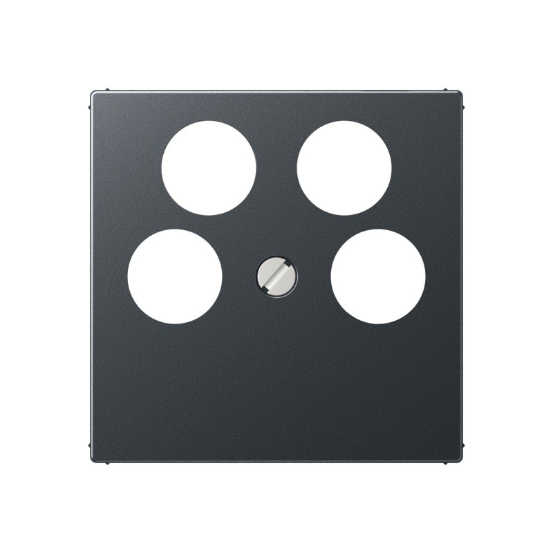 Jung - Enjoliveur pour prise TV-FM-SAT Ankaro / A 500 Anthracite