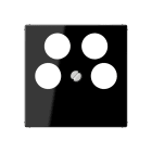 Jung - Enjoliveur pour prise TV-FM-SAT Ankaro / A 500 Noir