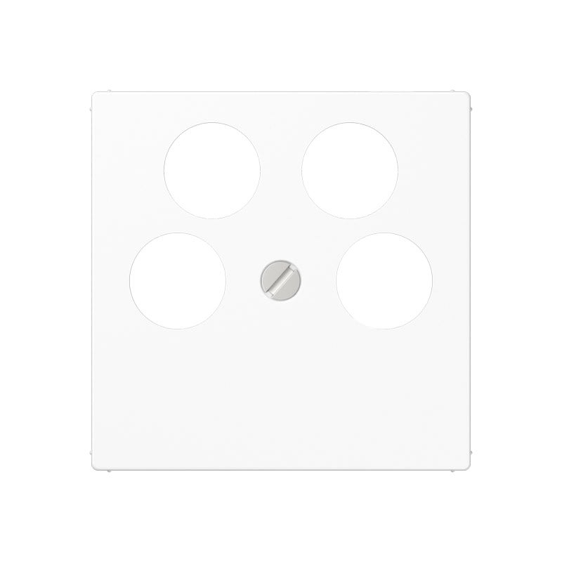 Jung - Enjoliveur pour prise TV-FM-SAT Ankaro / A 500 Blanc