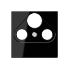 Jung - Enjoliveur pour prise TV-FM-SAT / série A 500 Noir