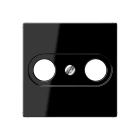Jung - Enjoliveur pour prise TV-FM / série A 500 Noir