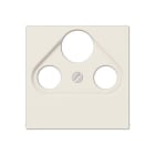 Jung - Enjoliveur pour prise TV-FM-SAT / série A 500 Ivoire