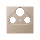 Jung - Enjoliveur pour prise TV-FM-SAT / série A 500 Champagne