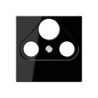 Jung - Enjoliveur pour prise TV-FM-SAT / série A 500 Noir