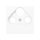 Jung - Enjoliveur pour prise TV-FM-SAT / série A 500 Blanc