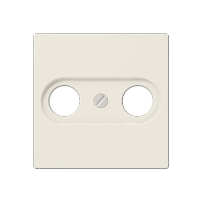 Jung - Enjoliveur pour prise TV-FM / série A 500 Ivoire