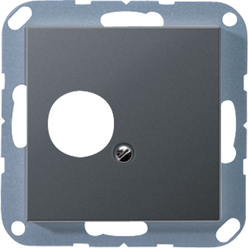 Jung - Enjoliveur pour 1 mini fiche / série A 500 Anthracite