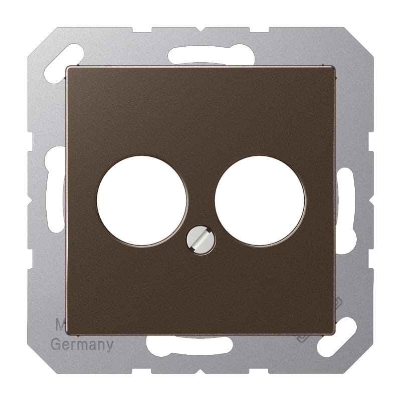 Jung - Enjoliveur pour 2 mini fiches / série A 500 Moka
