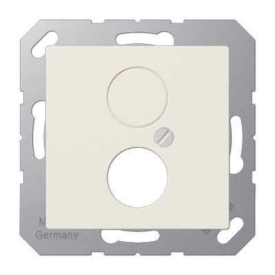 Jung - Enjoliveur pour 2 mini fiches / série A 500 Ivoire