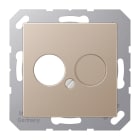 Jung - Enjoliveur pour 2 mini fiches / série A 500 Champagne