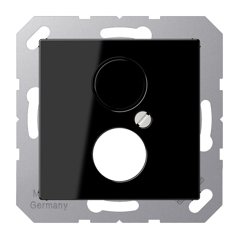 Jung - Enjoliveur pour 2 mini fiches / série A 500 Noir