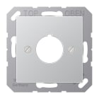 Jung - Enjoliveur pour auxiliaire 22,5 mm / série A 500 Aluminium