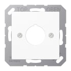 Jung - Enjoliveur pour auxiliaire 22,5 mm / série A 500 Blanc