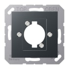 Jung - Enjoliveur pour connecteur HP / série A 500 Anthracite