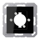 Jung - Enjoliveur pour connecteur HP / série A 500 Noir