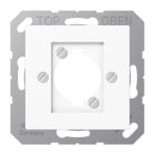 Jung - Enjoliveur pour connecteur HP / série A 500 Blanc