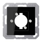 Jung - Enjoliveur pour fiche XLR / A 500 Noir