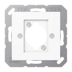 Jung - Enjoliveur pour fiche XLR / A 500 Blanc