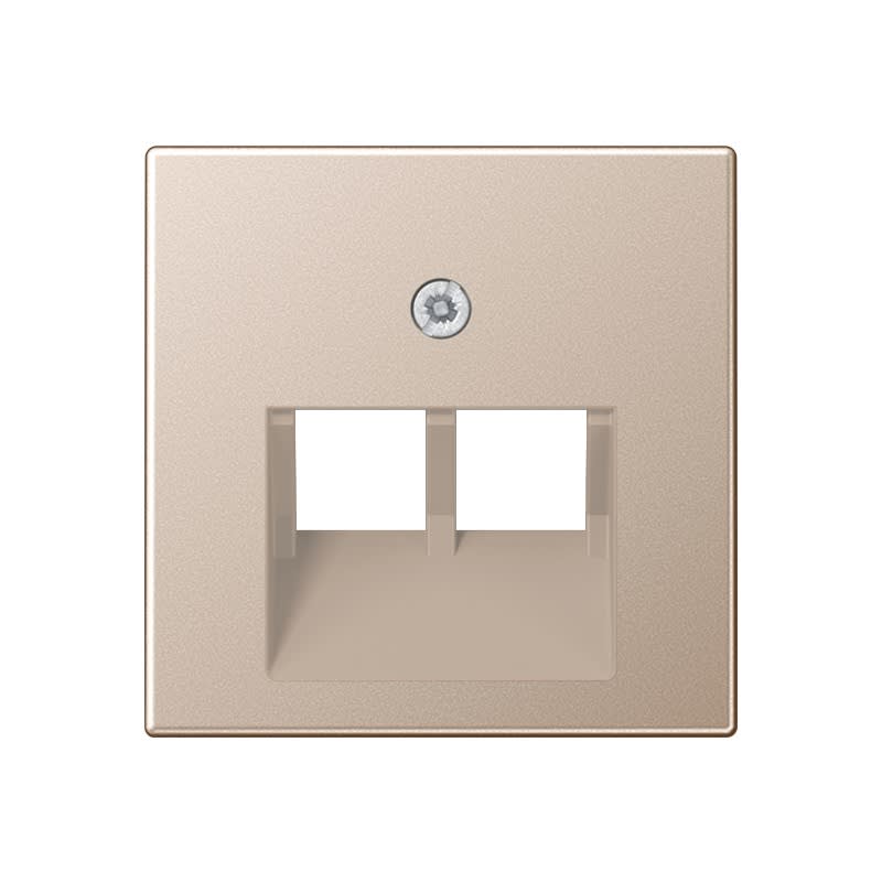 Jung - Enjoliveur pour double prise IAE/UAE / A 500 Champagne