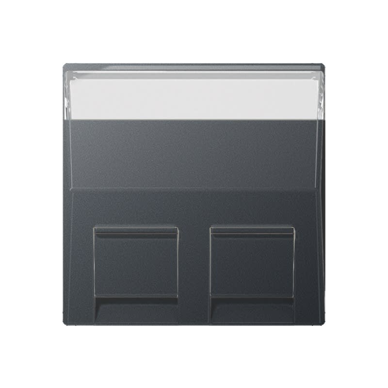 Jung - Enjoliveur pour trois noyaux Modulear-Jack / A 500 Anthracite
