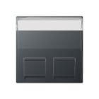Jung - Enjoliveur pour trois noyaux Modulear-Jack / A 500 Anthracite
