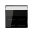 Jung - Enjoliveur pour trois noyaux Modulear-Jack / A 500 Noir